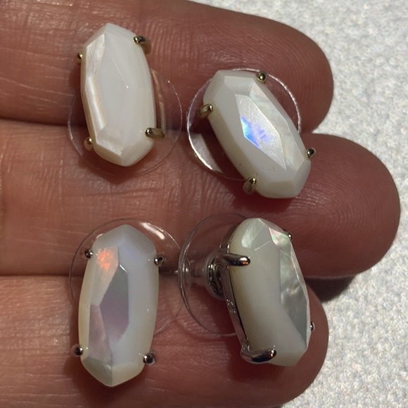 Kendra Scott earrings w filagree backing - Picture 11 of 12